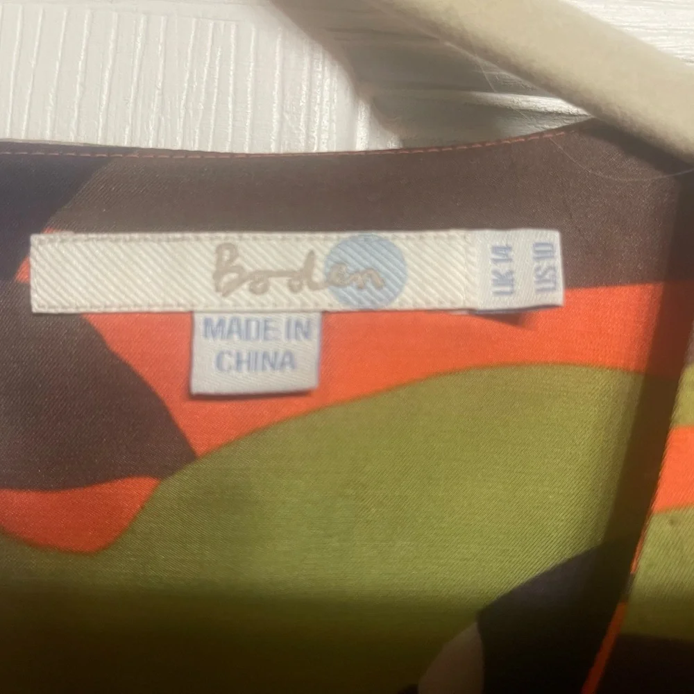 Boden Multicolor Abstract Blouse - Picture 5 of 7